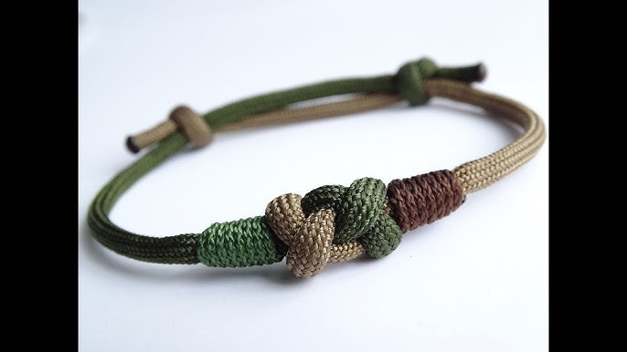 SUPER EASY! SIMPLE PARACORD BRACELET AND ADJUSTABLE! FRIENDSHIP BRACELET. 