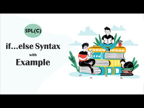 02: (if...else) syntax with example (SPL-C language)