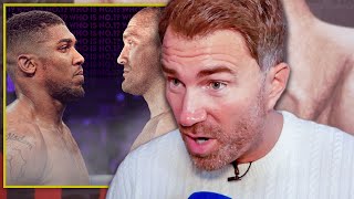 Eddie Hearn HUGE CLAIM: 'Anthony Joshua KNOCKS OUT Tyson Fury NOW!  REACTS to Ryan Garcia