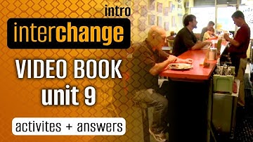 📒 INTERCHANGE INTRO Video Book Unit 9️⃣ activities + answers | At the diner
