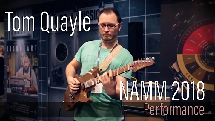 Tom Quayle at the Laney Booth - NAMM 2018