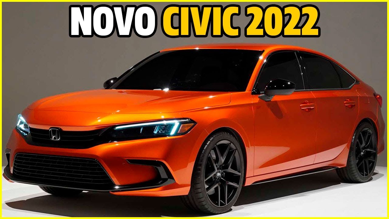 NOVO HONDA CIVIC 2022 REVELADO! MAS SERÁ QUE VEM MESMO PARA O BRASIL