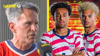 "WORLD CLASS!" Eddie Lewis REACTS to Man United TARGETING US stars Tyler Adams and Antonee Robinson!