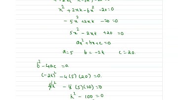 (Cambridge AS and A level) Chapter 1 - Intersection of a line and a quadratic curve - Exercise 1I4