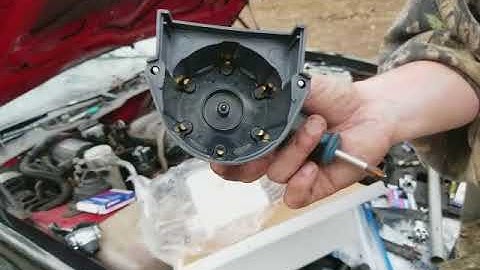 91 firebird 3.1 v6 distributor replacement pt2