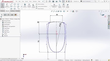 Solidworks Tutorial 43 : Complex Part Design 1
