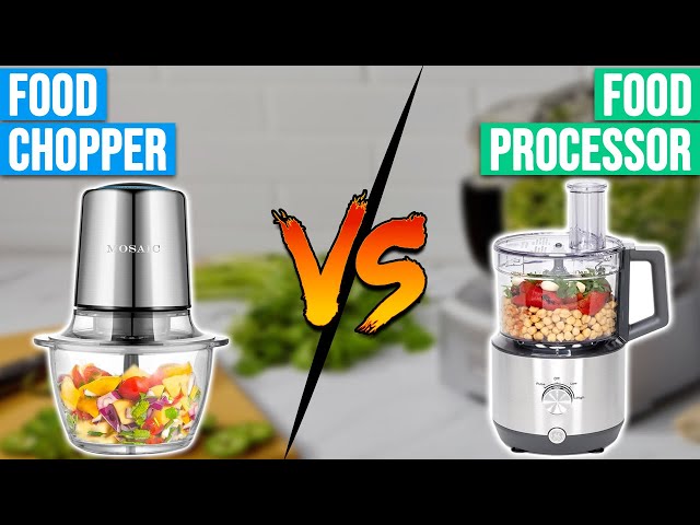 Food Processor vs Food Chopper: Which Should You Choose? • Food Processor  Reviews – The Food Chopper