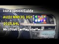 Audi A4L with CD changer MMI 3G+ installation guide MOST CarPlay & Android Auto interface Mr12Volt
