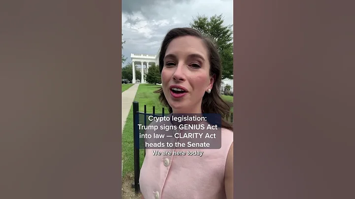 Crypto legislation: Trump signs GENIUS Act into law — CLARITY Act heads to the Senate