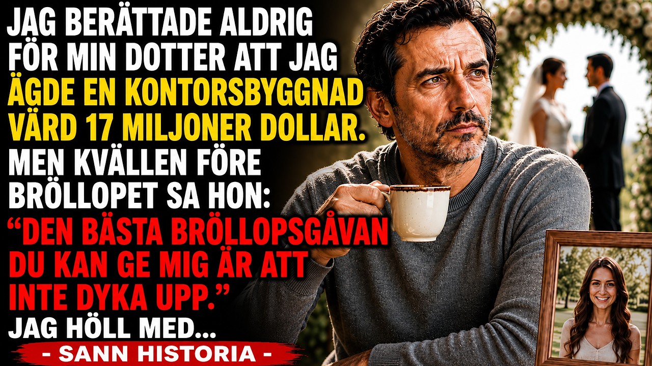 The night before my daughter's wedding, she called and asked me not to come. I sat in my kitchen staring at a manila folder holding the deed to a commercial building worth 180 million kronor ā a...