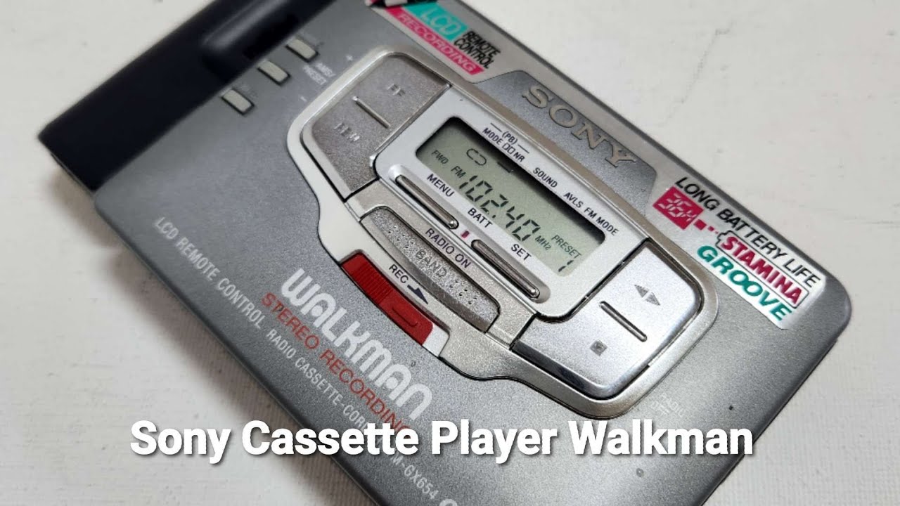 Sony Cassette Player Walkman - YouTube