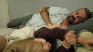 Baby giggles - daddy and Isabel