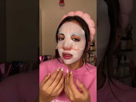 پوستم مثل ایینه شد تست ماسک کلاژن کره ای  میکاپ صورت