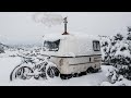 MELTING SNOW for WATER (the creek FROZE) // Tiny Living Off Grid
