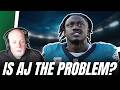 AJ Brown's Late Hands Problem — McMullen Compares Him to Randy Moss