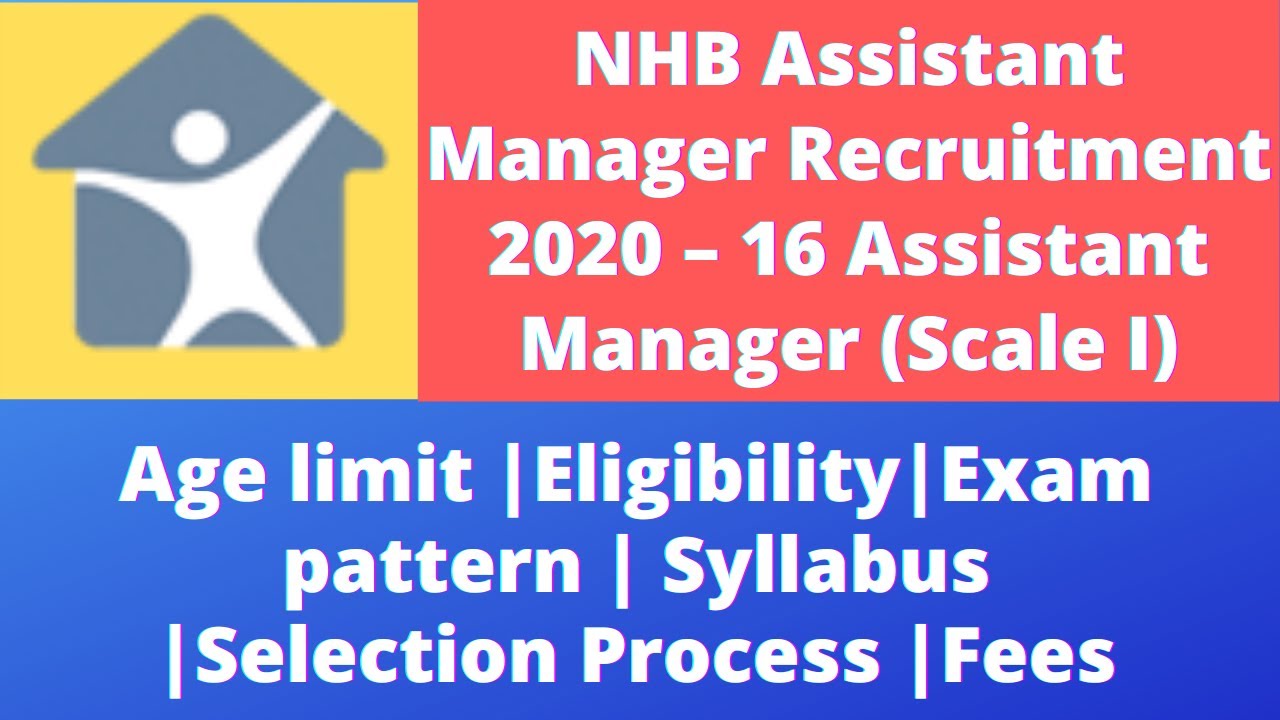 NHB Assistant Manager Recruitment 2020 | 16 Assistant Manager (Scale I) | Learn Easy