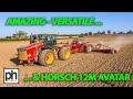 Tractor Video with Versatile 405 and Horsch 12 Metre Avatar Drill. Drilling Winter Barley