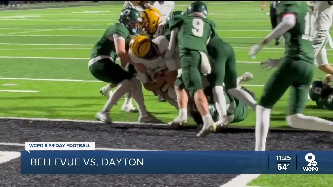 Bellevue beat Dayton 18-0