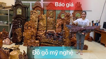 Cô gái trẻ làng nghề mộc Hải Dương báo giá gốc đồ gỗ mỹ nghệ Hải Lan tượng gỗ trang trí nội thất đẹp