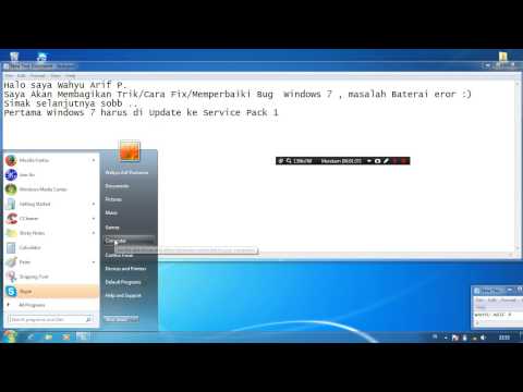 Cara Memperbaiki Baterai Error 'Consider Replacing Your Battery' Di Windows 7
