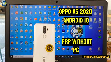 Oppo A5 2020 FRP android 10 without PC