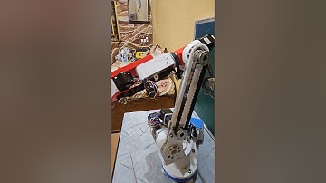 3D Printed 6 Axis : Robot Assembly complete