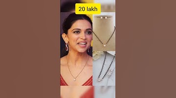 celebs wedding mangalsutra price #karrie #mangalsutra #alia #deepika #priyanka #yshorts #shortvedio