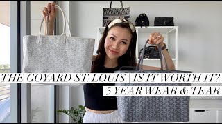 GOYARD St. Louis Tote Bag [ Is it Worth It? ] 5 Year Wear & Tear Review! 