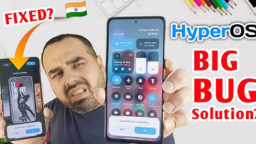🇮🇳 Official Xiaomi HyperOS Big Issue In Redmi & Poco  Devices- How To Fix System UI isn