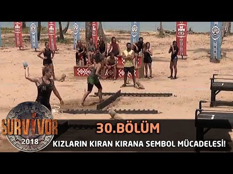 Kızların kıran kırana sembol mücadelesi! | 30. Bölüm | Survivor 2018