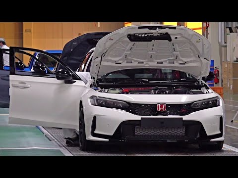 New Honda Civic Type R (2023) PRODUCTION Line in Japan