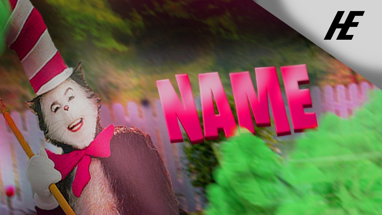  Cat In The Hat Twitter Header Speedart YouTube