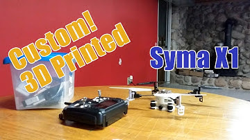 Custom Syma X1 Quadcopter with 3D Printed Parts - Aerial Footage!