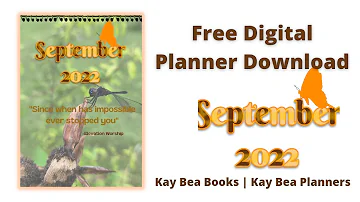 Plan With Me | September's 2022 Free Digital Planner Download