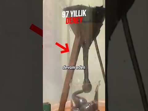 97 Yıldır Bitmemiş Bir Deney! ⏳🔬💧 #shorts