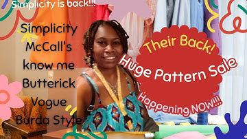 Simplicity is Back! Pattern Sale Happening NOW #patternsale #diysewing 