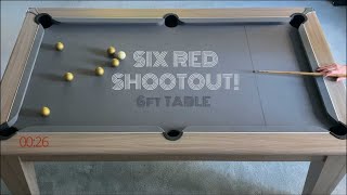 Six Red Shootout's of the week #1 | 6ft table | Speed pool