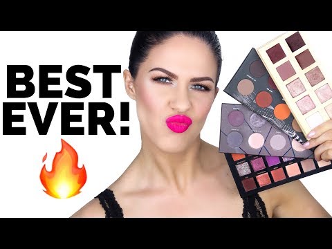 MUST HAVE EYESHADOW PALETTES!! | BEAUTY FAVORITES 2017!!