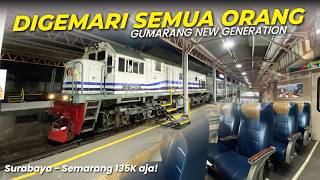 GUMARANG LOOKING SHARPER ❗A Trip on the NEW GENERATION Gumarang Train Surabaya - Semarang