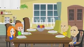 Caillou Behaves At Dinnerungrounded. S2 E12