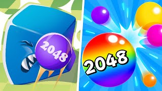 Ball Master 2048 Shooter vs Bump Merge 2048  - Max Level Gameplay (Part 1) 123456789 screenshot 4