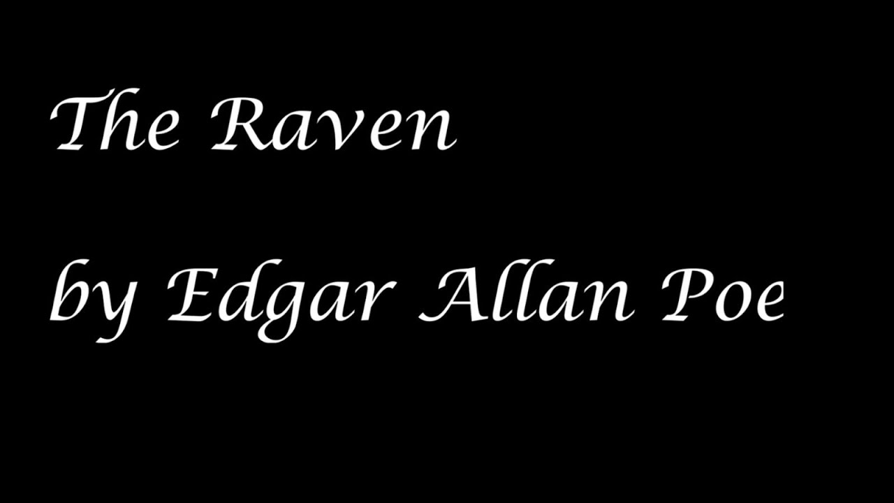 [Classics Reading] The Raven by Edgar Allan Poe - YouTube