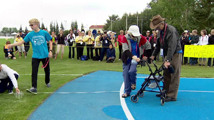 Florence Storch, 101, makes silver medal javelin t...