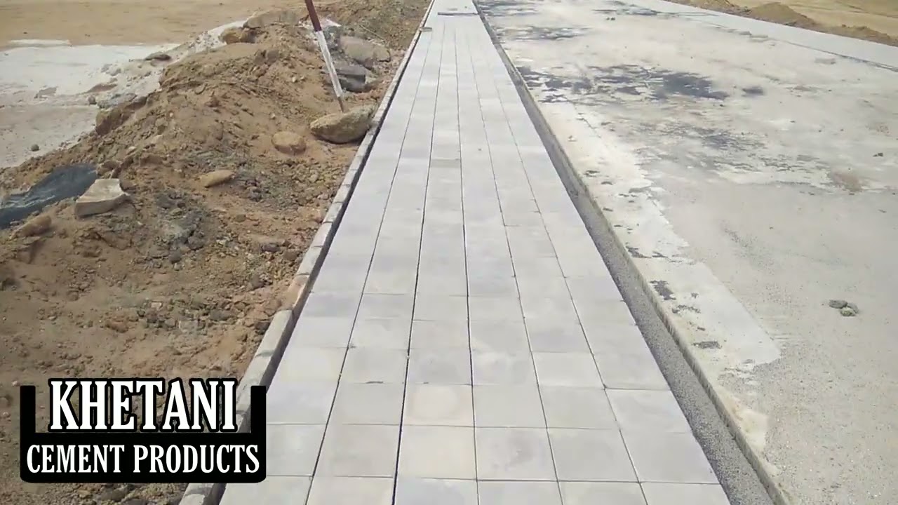 On Site Paver Block Production Bhuj | Khetani Cement Products, Jamnagar