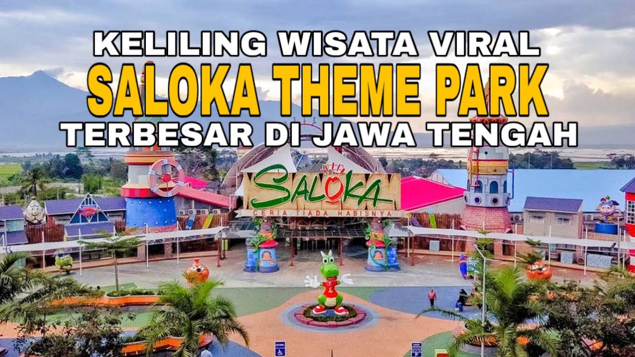 SEHARIAN KELILING SALOKA THEME PARK !!! PUAS BANGET!!