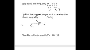 Forming and Solving Linear Inequalities