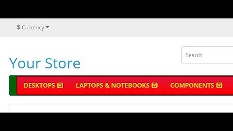 Opencart 3 Styling - Adding extra icon to Main top menu