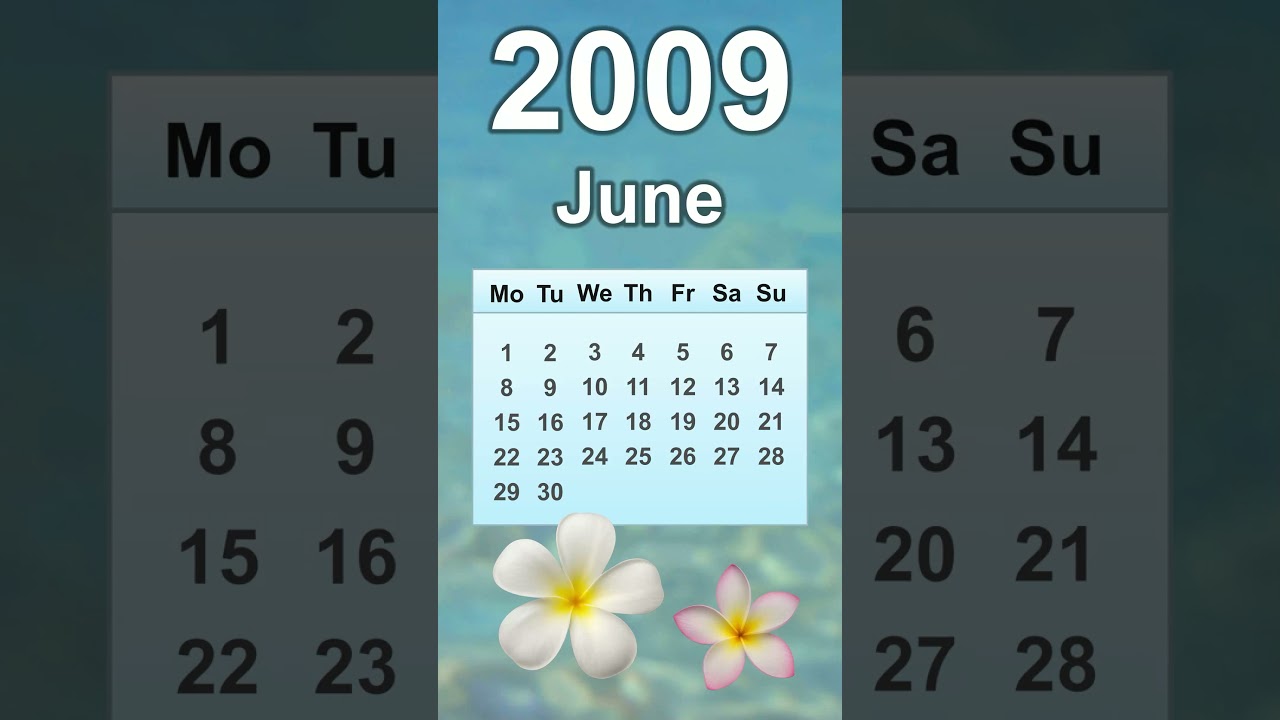 June 2009 Calendar