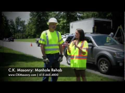 CK Masonry Manhole Recovery | Step 2, Epoxy Seal R...
