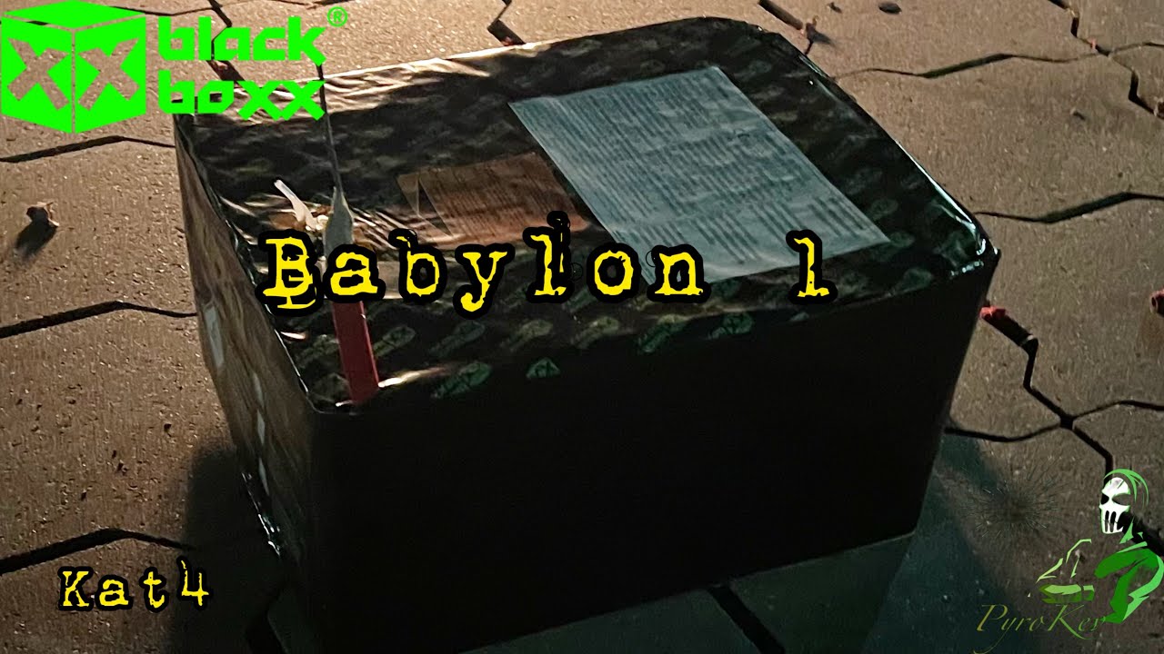 BLACKBOXX Babylon 1 Komplettfeuerwerk 20mm 138 Schuss 1190g NEM Mega geil 🤩 Kat 4 